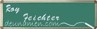 Roy Feichter Visitenkarte